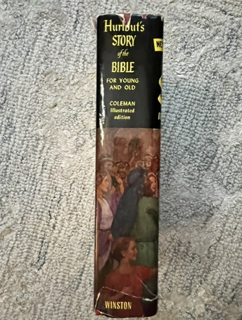 Hurlbut’s Story of The Bible, Coleman Illustrated Edition 1957 HCDJ
