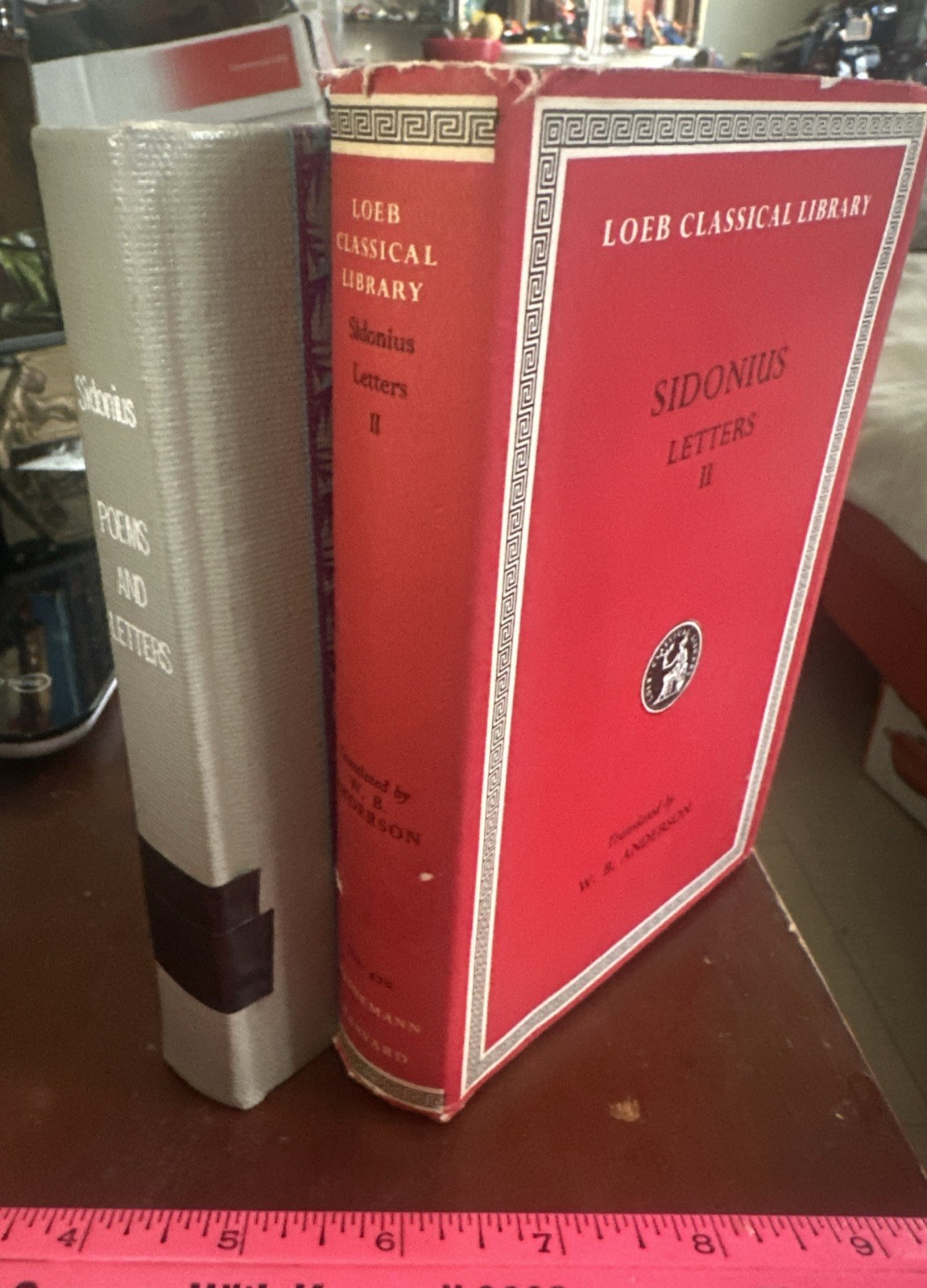 Sidonius; Poems & Letters, 2 Vol. Loeb Classic Library HC DJ Latin & Eng. 1963-5