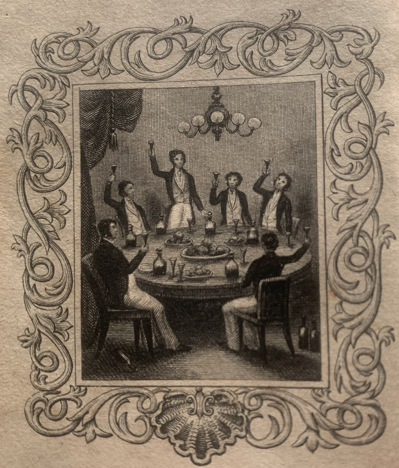 1853 The Toast Master Victorian Gentleman Miniature Book Drinking Toasts London