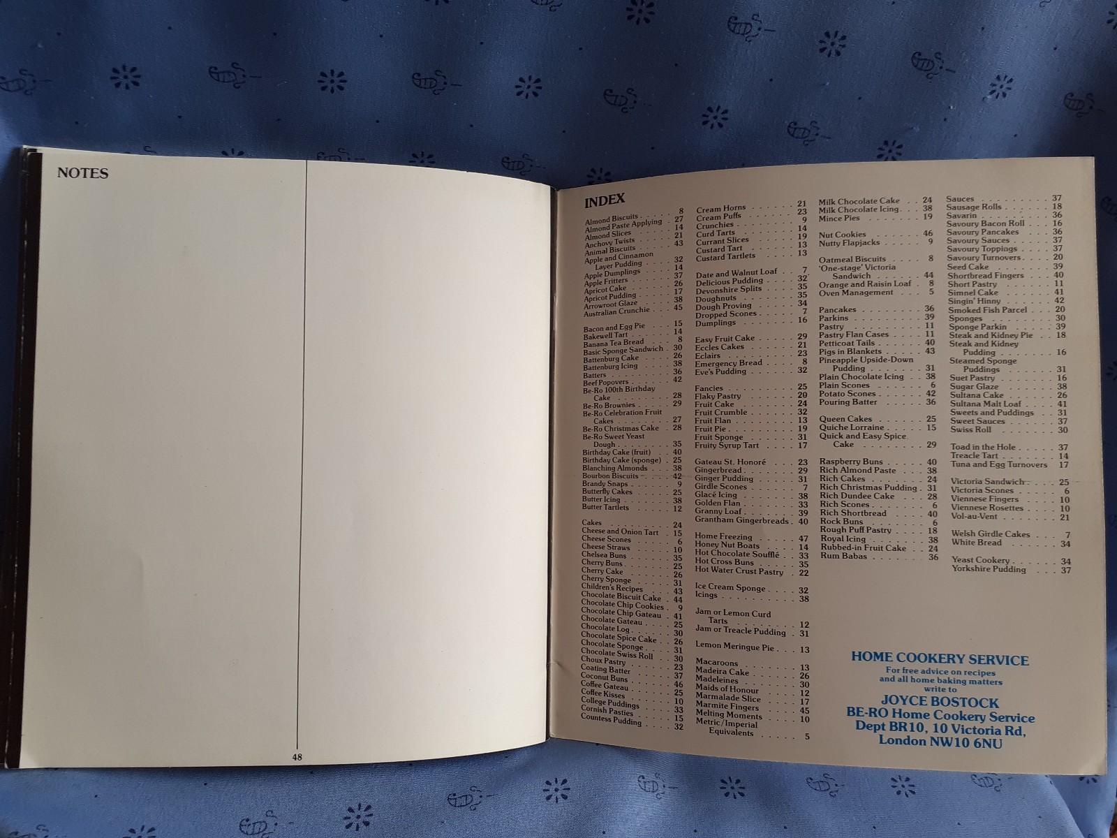 HOME RECIPES WITH BE-RO – CENTENARY EDITION BOOK COOKING BAKING – EXCELLENT COPY