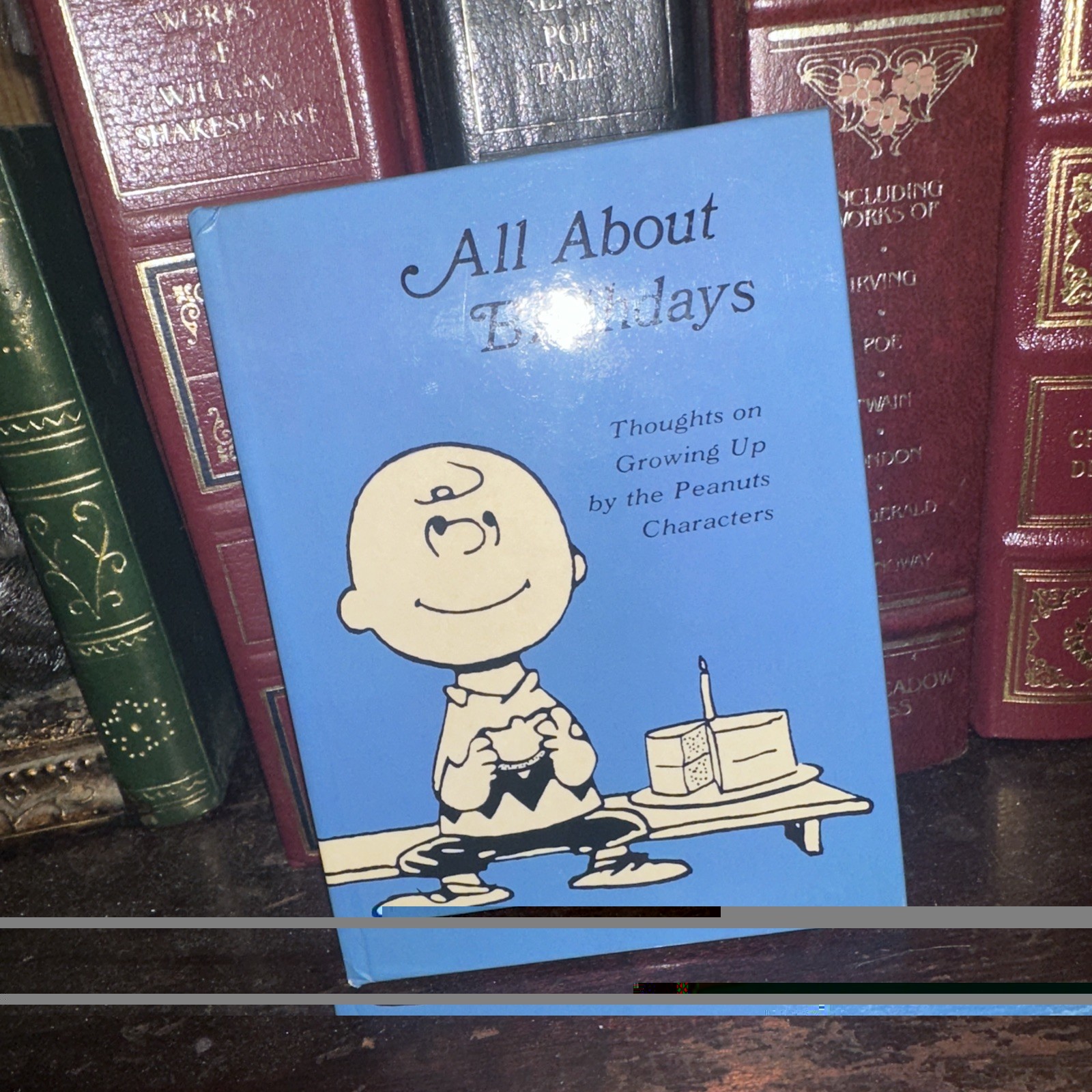 All About Birthdays 1968 Hallmark Mini Hardcover Book Snoopy Peanuts