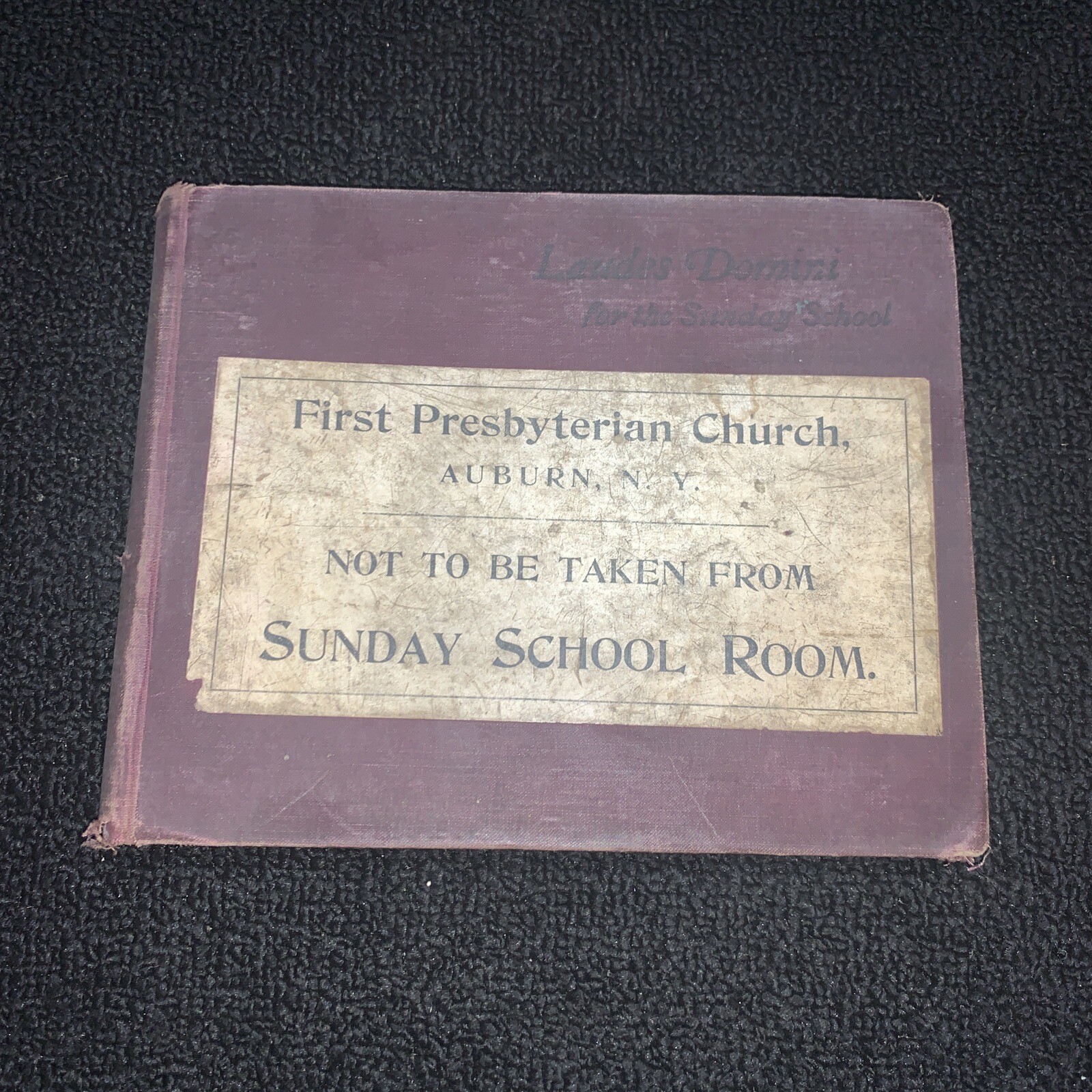 Laudes Domini A Selection of Spiritual Songs Ancient & Modern by Robinson 1888