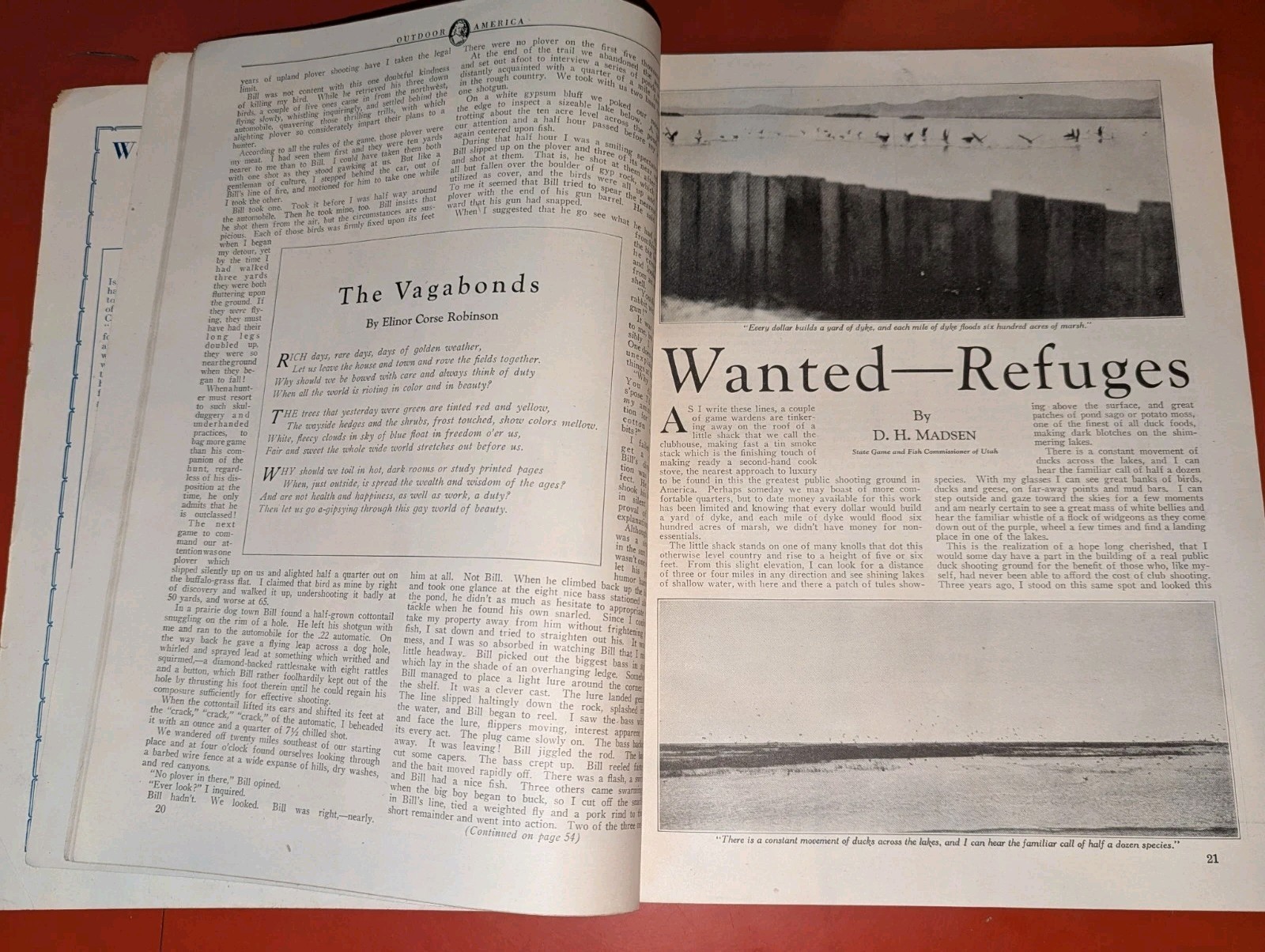 Lot of 3 VTG 1927 OUTDOOR AMERICA (Sep, Oct, Nov) Hunting/Fishing Magazine