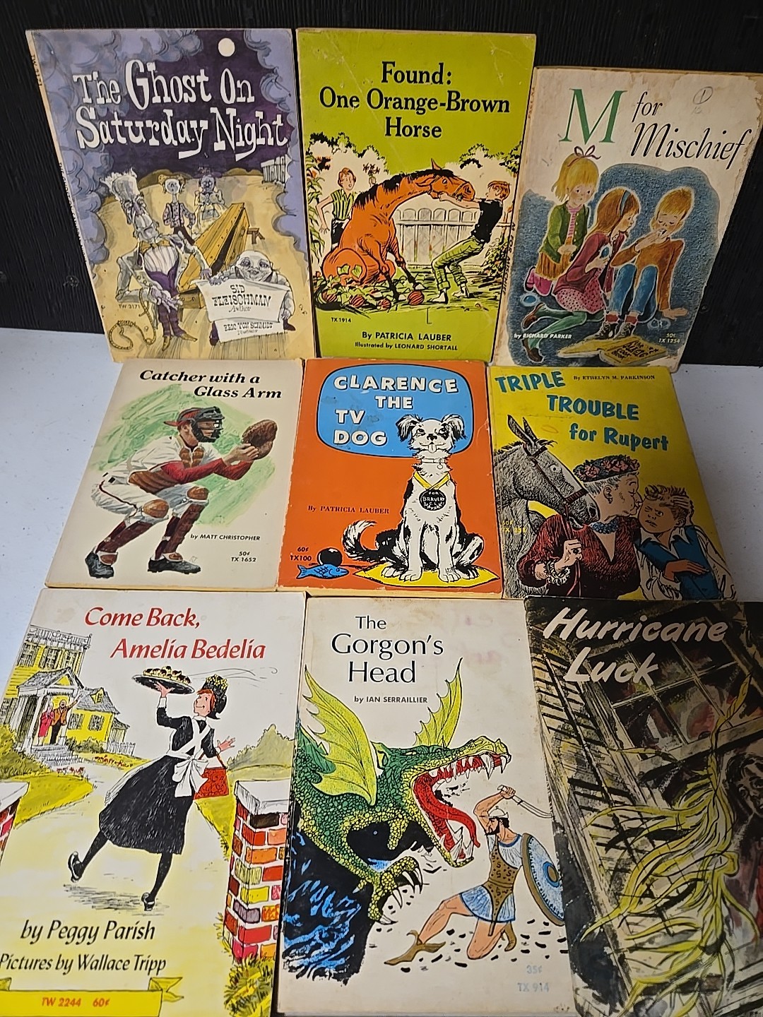 Vintage Scholastic SBS Paperback Lot Of 9 Various Titles & Authors