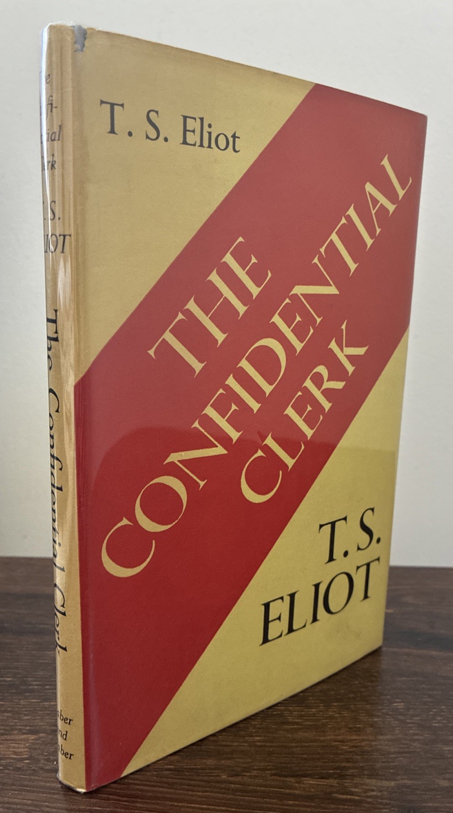 The Confidential Clerk – A Play (1954) T. S. Eliot 1st Edition UK