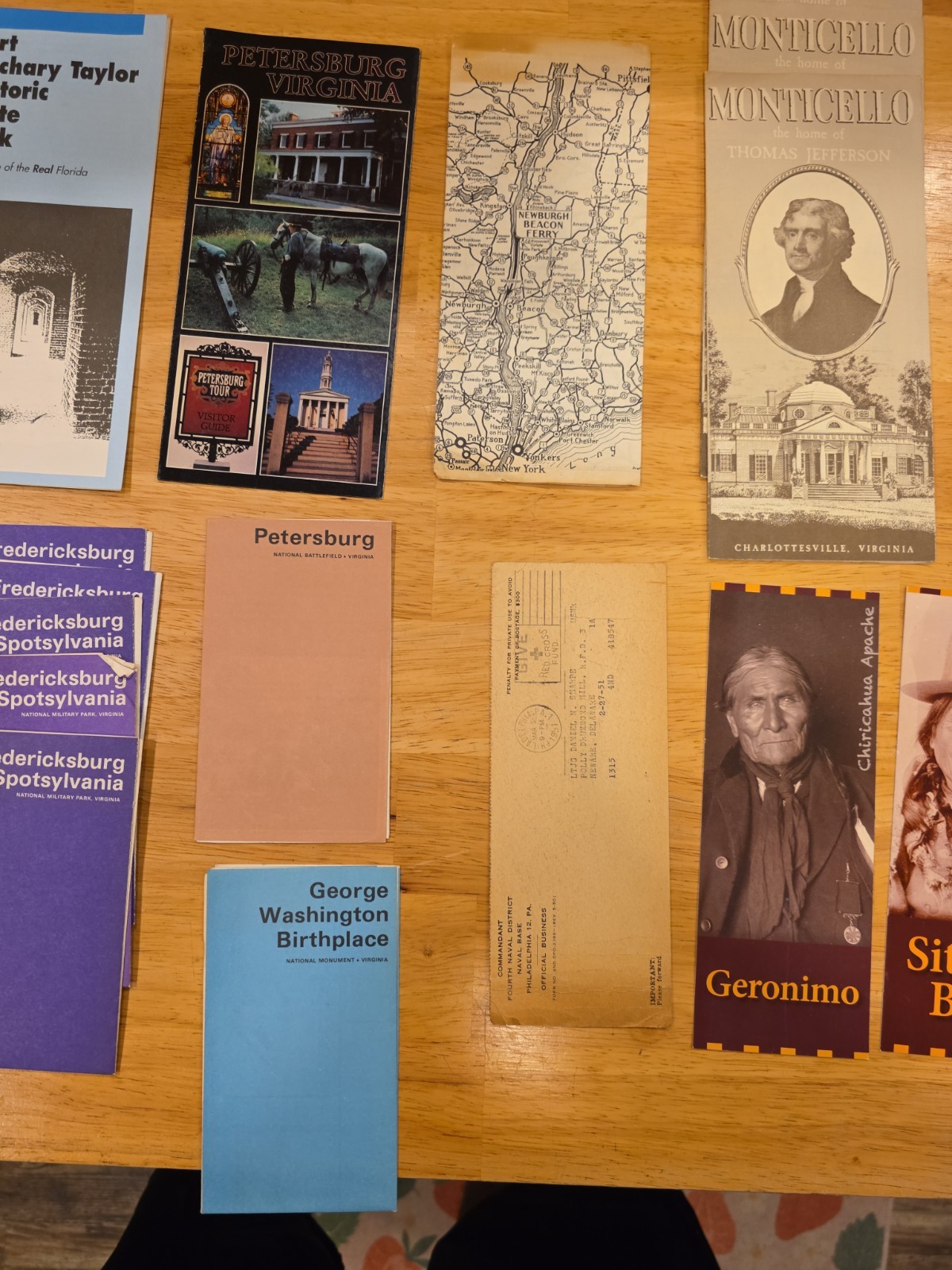 Huge Lot Of Civil War Battlefield, Montecello & Others Brochures