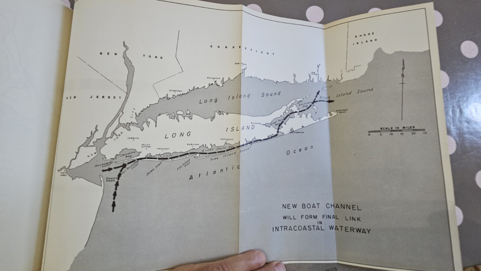Rare 1938 REPORT HURRICANE ROBERT MOSES Long FIRE ISLAND LI Map & Photos Bridge