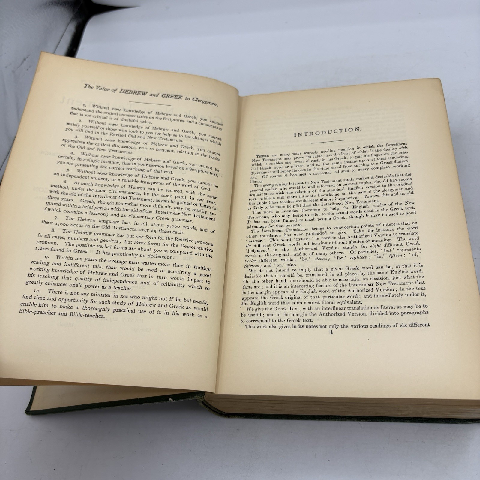 Vintage The Interlinear Literal Translation Greek New Testament Berry 1897