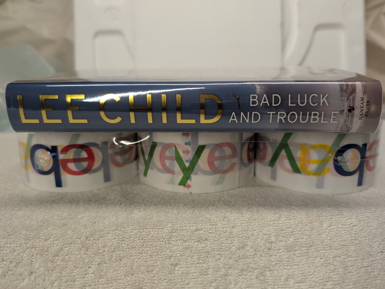 ??Signed BAD LUCK AND TROUBLE Lee Child (2007) + Custom Mylar #11 Jack Reacher!