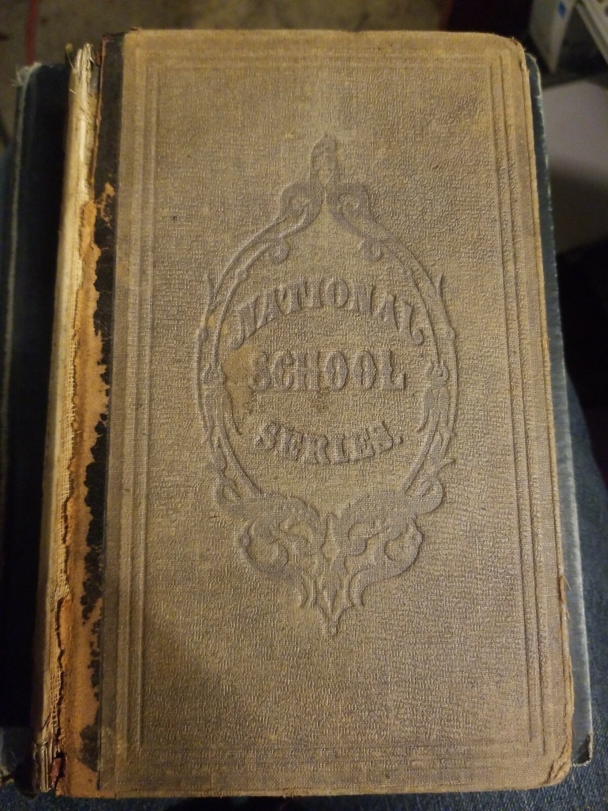 Antique 1863 A. S. Barnes & Burr Hardcover The National Fifth Reader