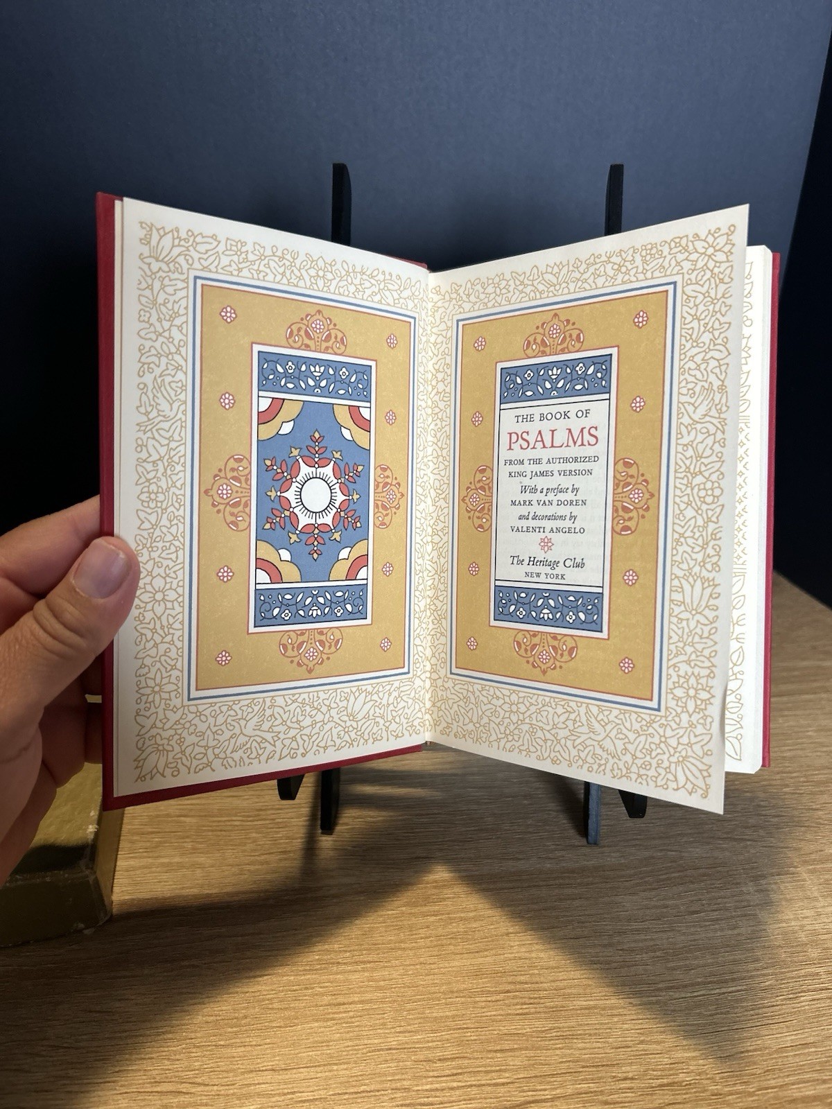 Limited Editions Club- THE BOOK OF PSALMS (KJV) – illuminated by Valenti Angelo