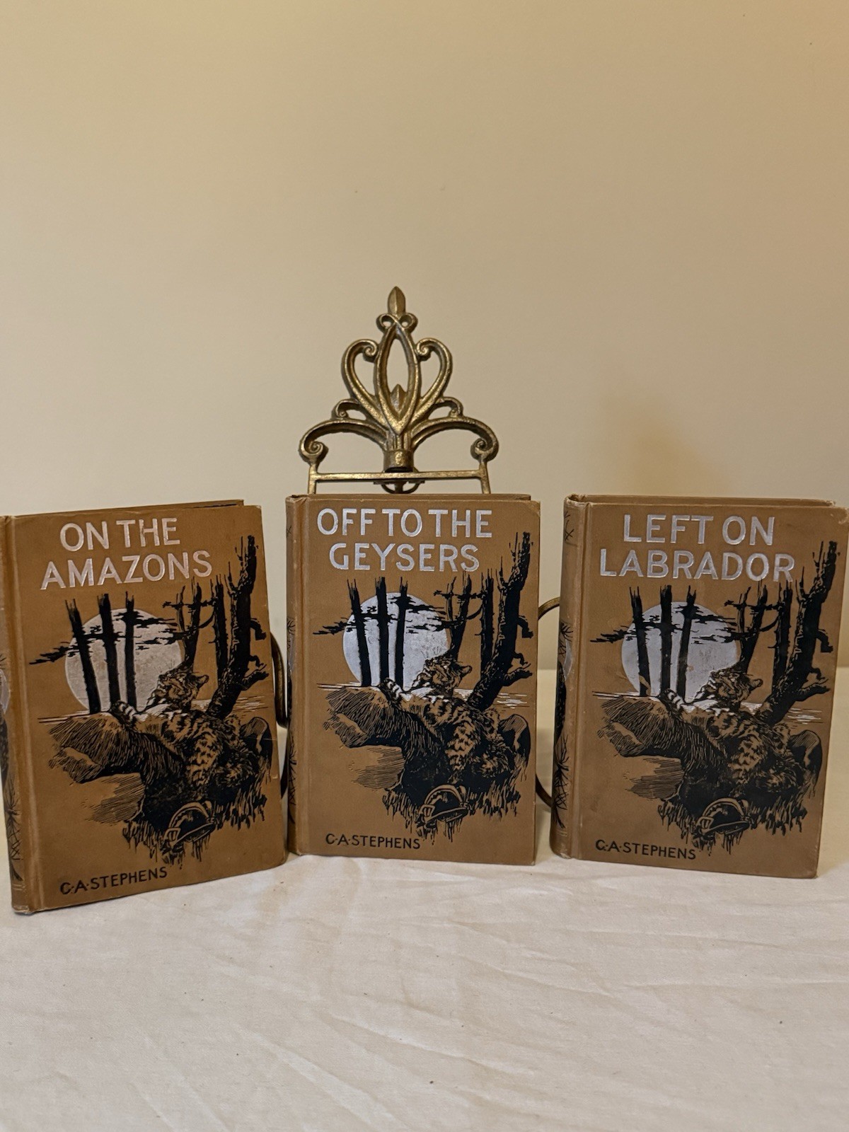 RARE C.A. Stephens Adventure Series – Porter & Coates – Illustrated Hardcover