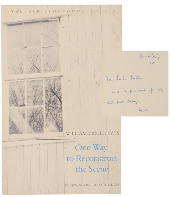 William Virgil DAVIS / ONE WAY TO RECONSTRUCT THE SCENE Signed First #155560