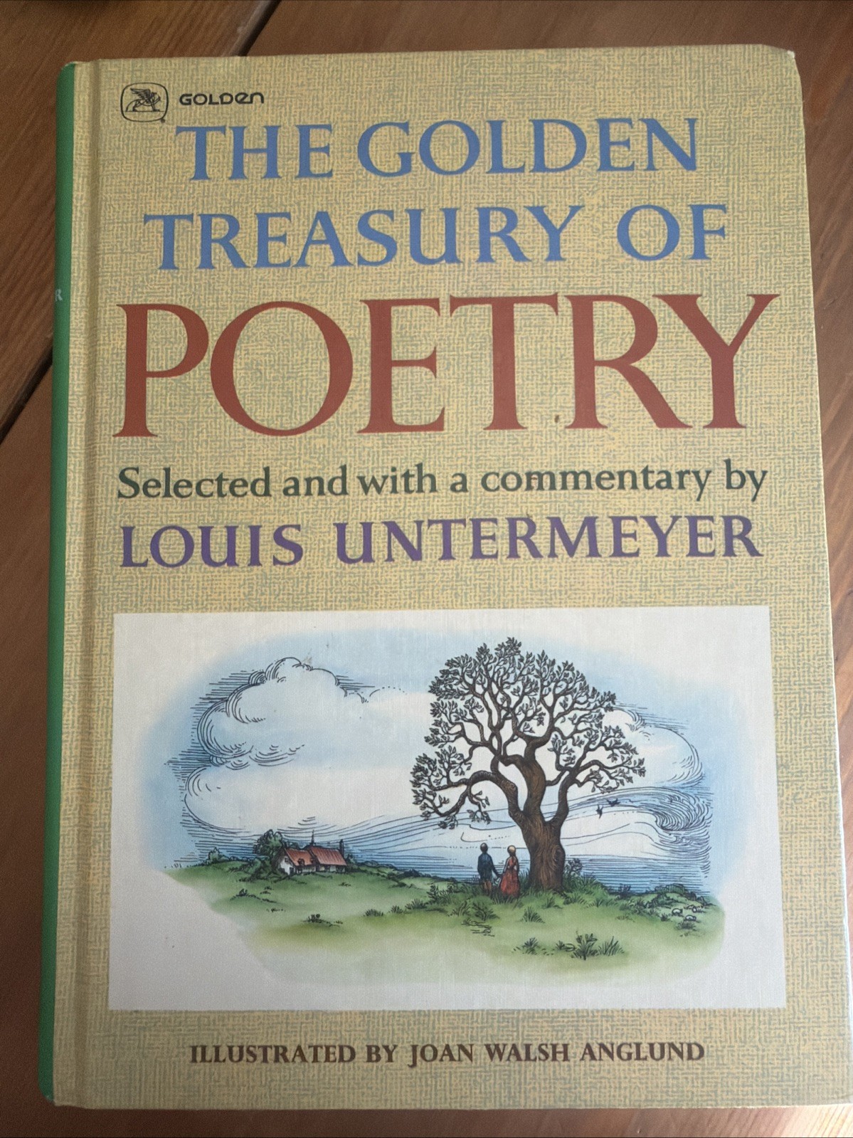 The Golden Treasury of Poetry Louis Untermeyer 1959 HB Childrens Book 1st Ed