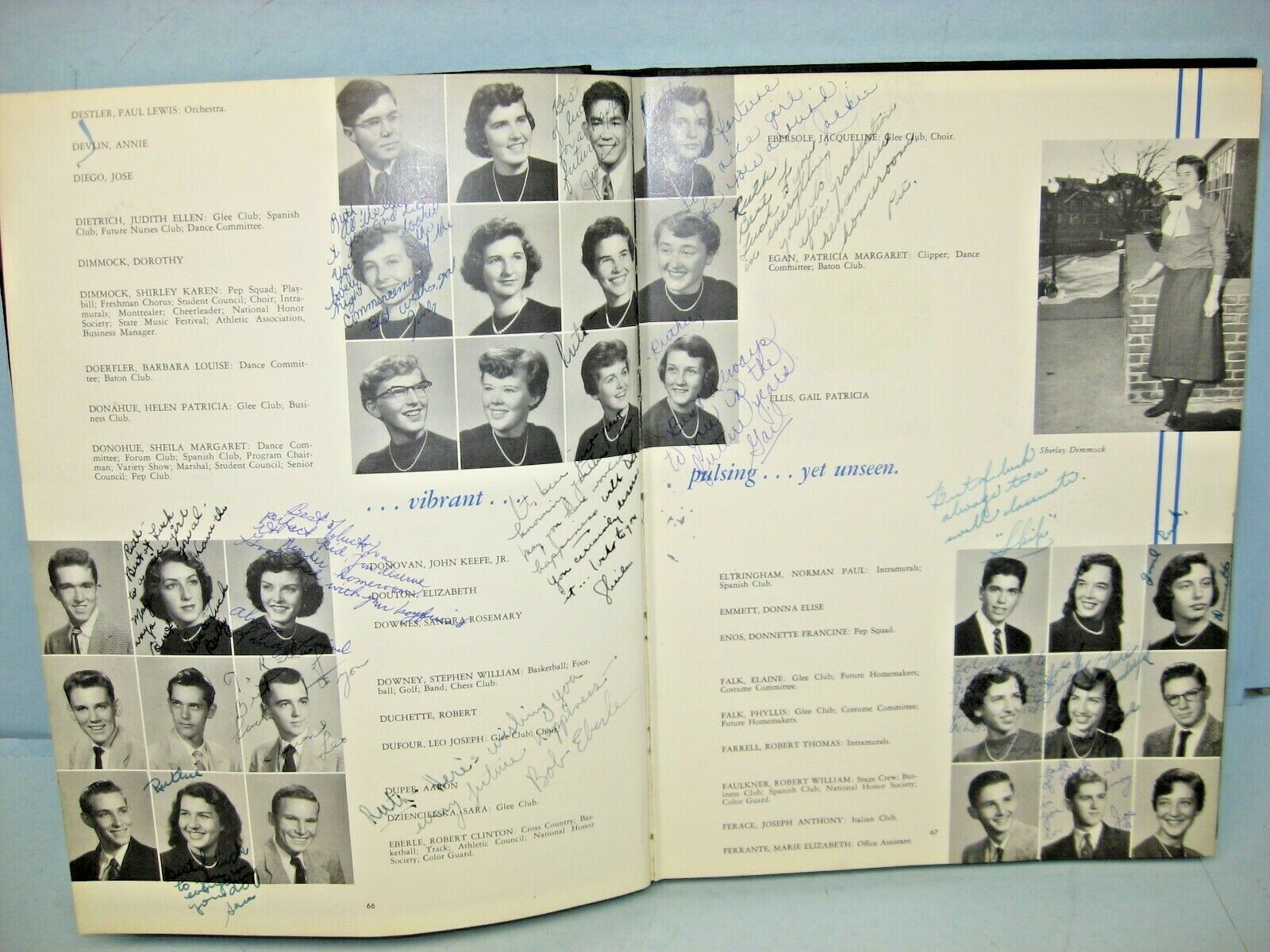 1956 Clipper, New London High School, New London, Connecticut Yearbook