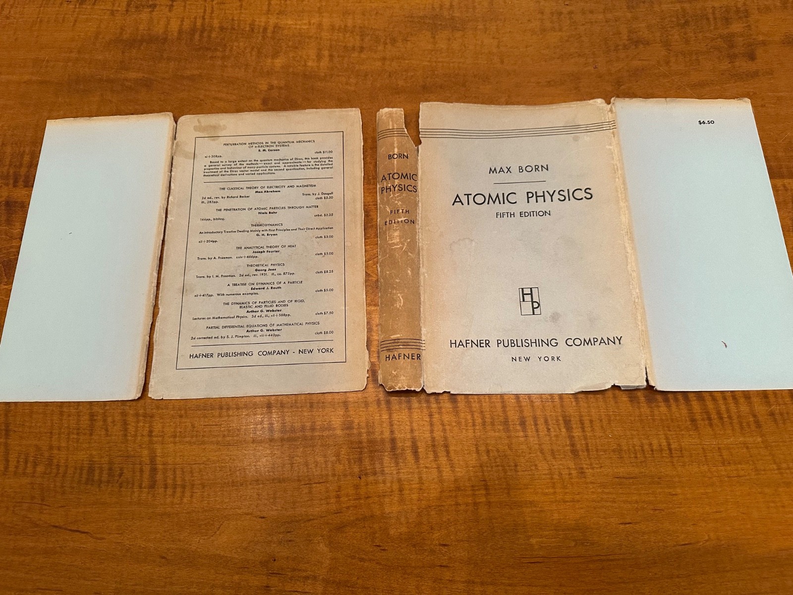 Atomic Physics by Max Born — Fifth Edition