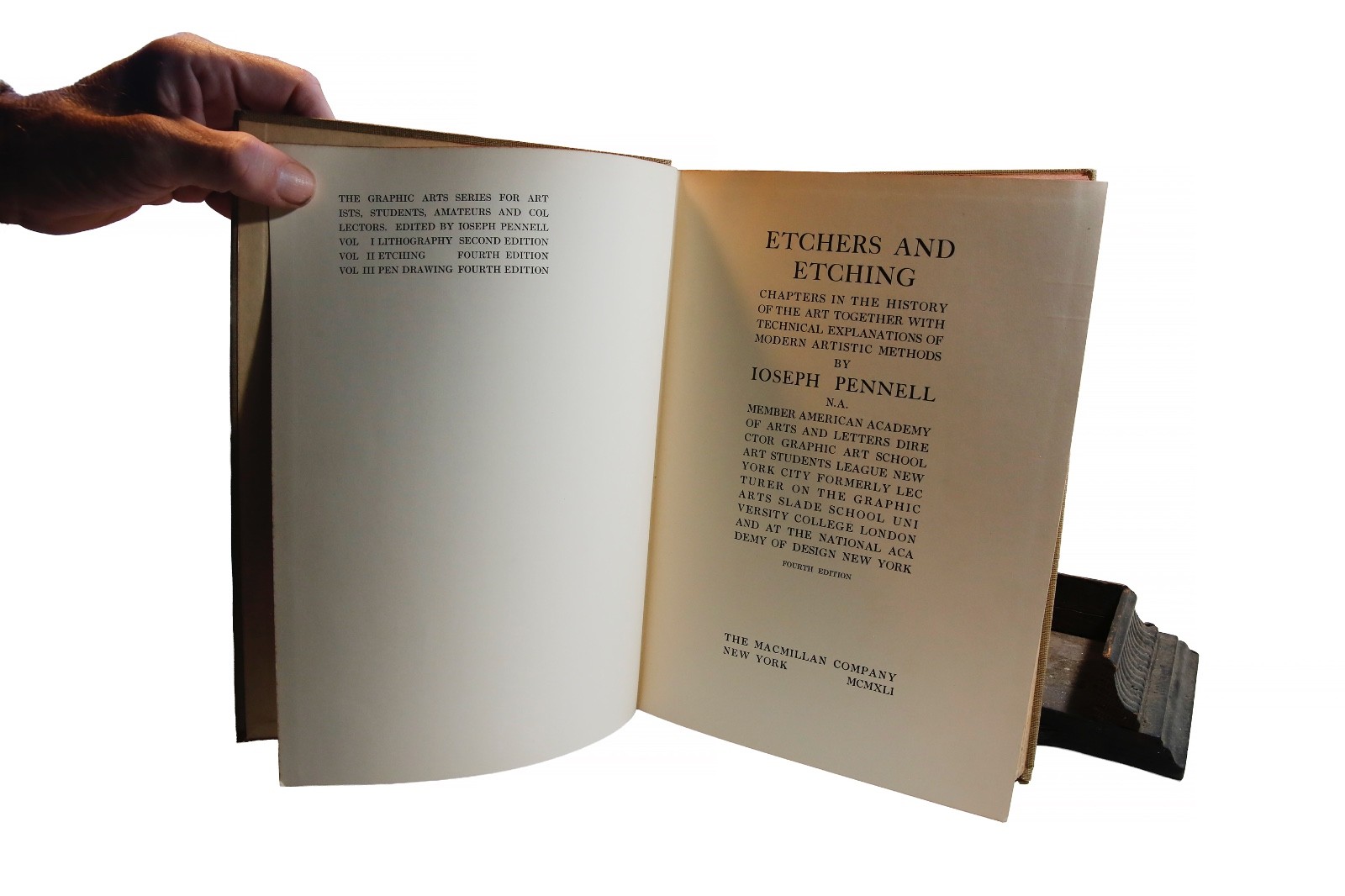 Etchers : And Etching By Joseph Pennell 1936 Fourth Edition – HC Good