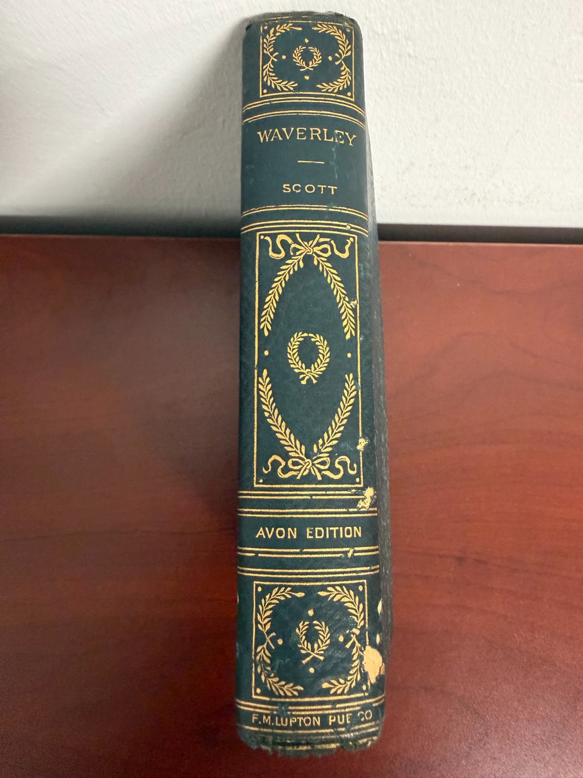 Waverly or Tis Sixty Years Since By Sir Walter Scott 1833 AVON Ed Hardcover