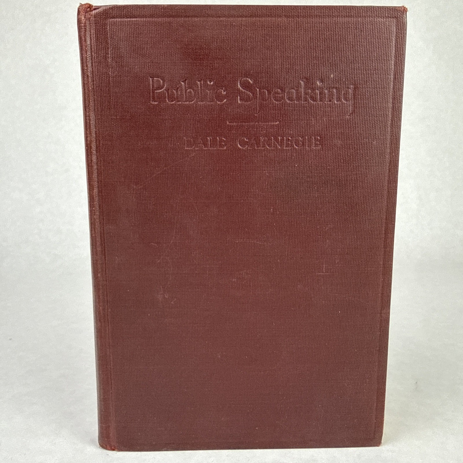 Dale Carnegie Public Speaking: Vol. II 1926 Ed. 1929 Association Press Hardcover