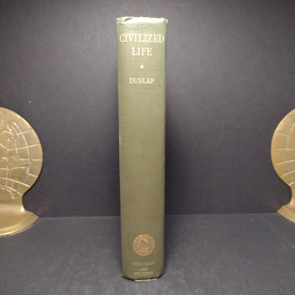 Civilized Life by Knight Dunlap -1934 Hardcover, Publisher Complimentary Copy