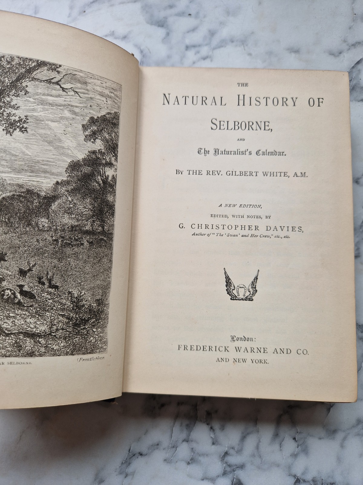 (19th Century) The Natural History of Selborne by Gilbert White HB