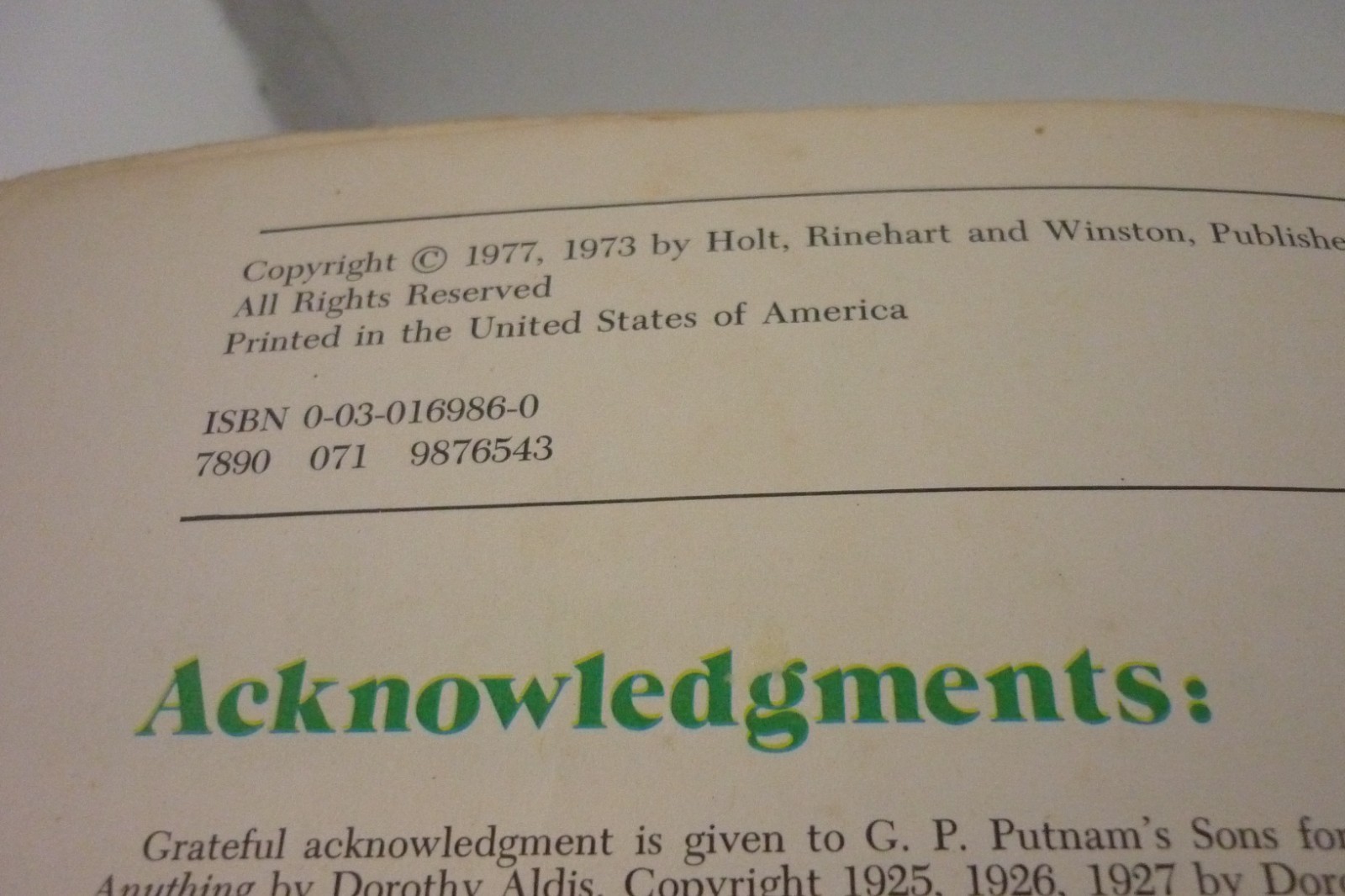 1977 Pets And People Holt Basic Reading System Level 5 School Reader Book