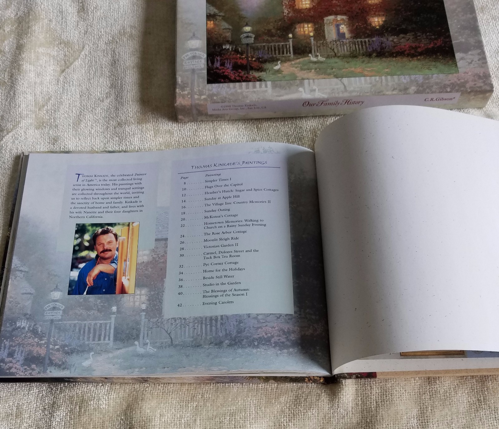 Thomas Kinkade Hardcover Book 1998