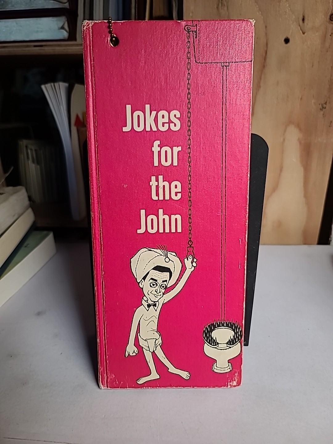 Jokes For The John 1961 1st Ed joke book Vintage Illustrated Adult Cult Retro