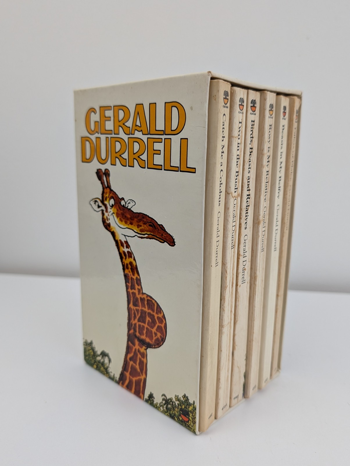 Gerald Durrell Vintage Book Set 6 Paperbacks in Slipcase. Nature, Travel, Memoir