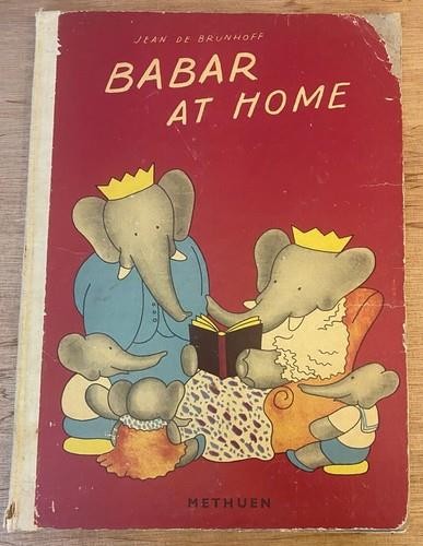 BARBAR AT HOME by Jean De Brunhoff 1948 5th US Printing