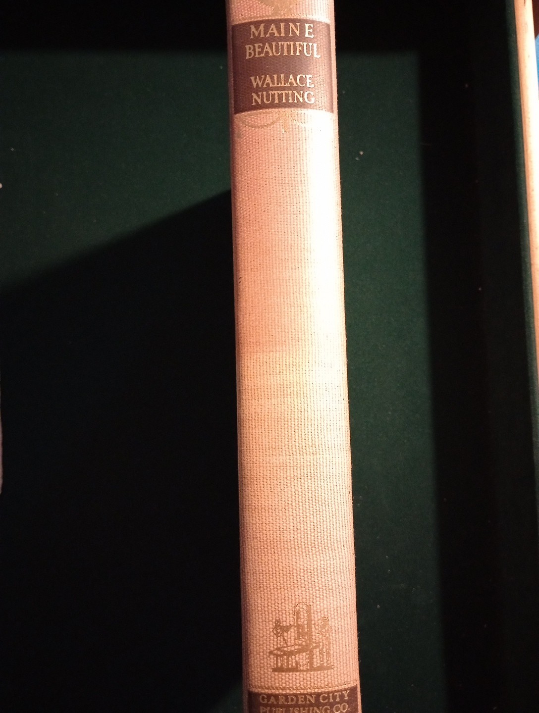 MAINE BEAUTIFUL by Wallace Nutting (1935 Hardcover) Garden City Publishing Co