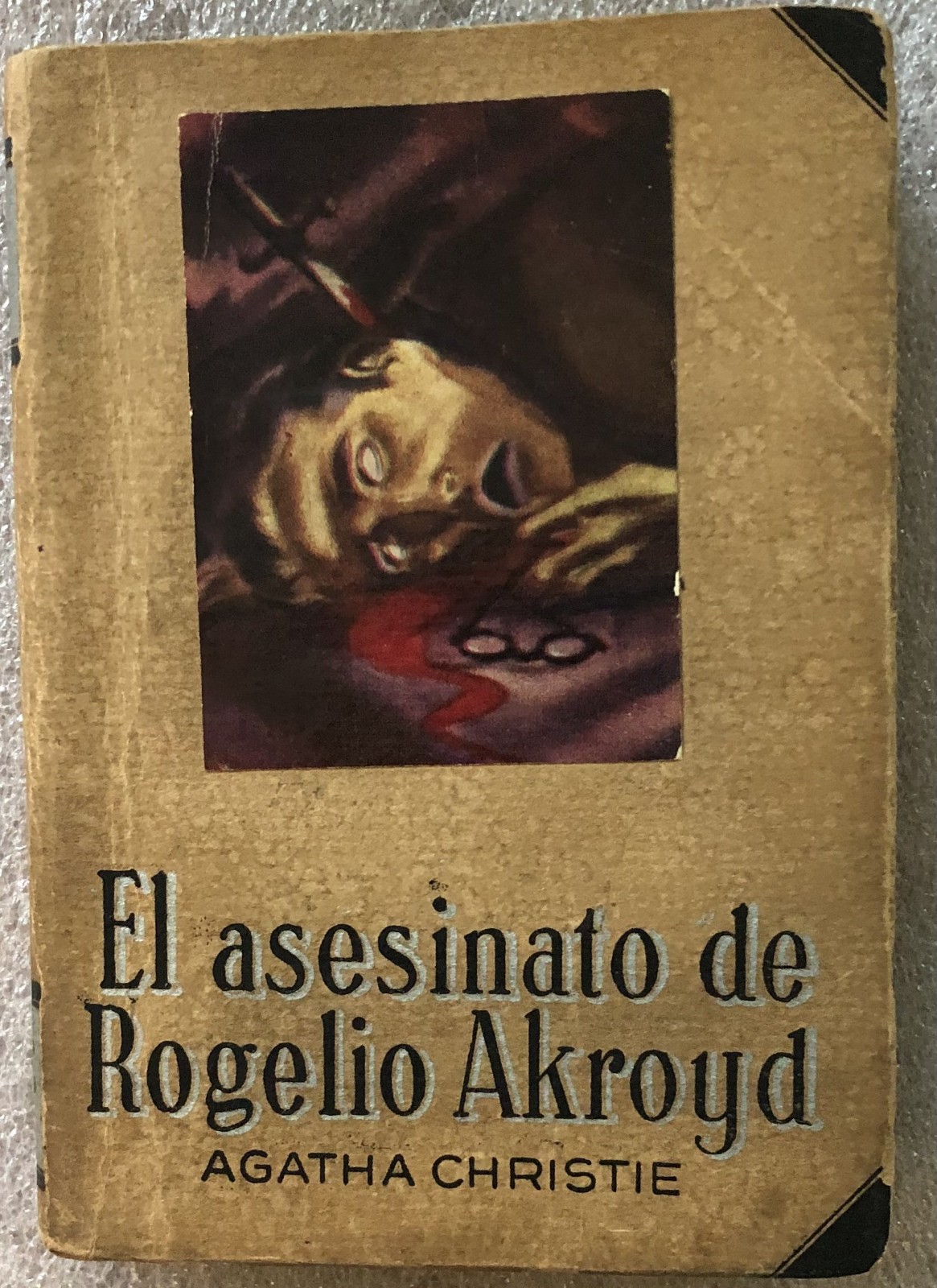 EL ASESINATO DE ROGELIO AKROYD – Agatha Christie, Spanish vintage PB, 1946