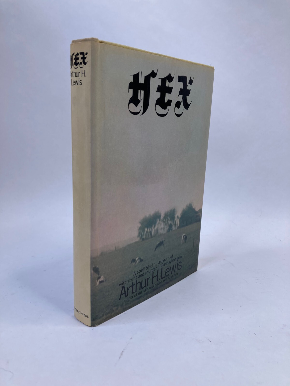 Arthur Lewis HEX Trident Press 1969 1st Printing Signed True Crime Pennsylvania