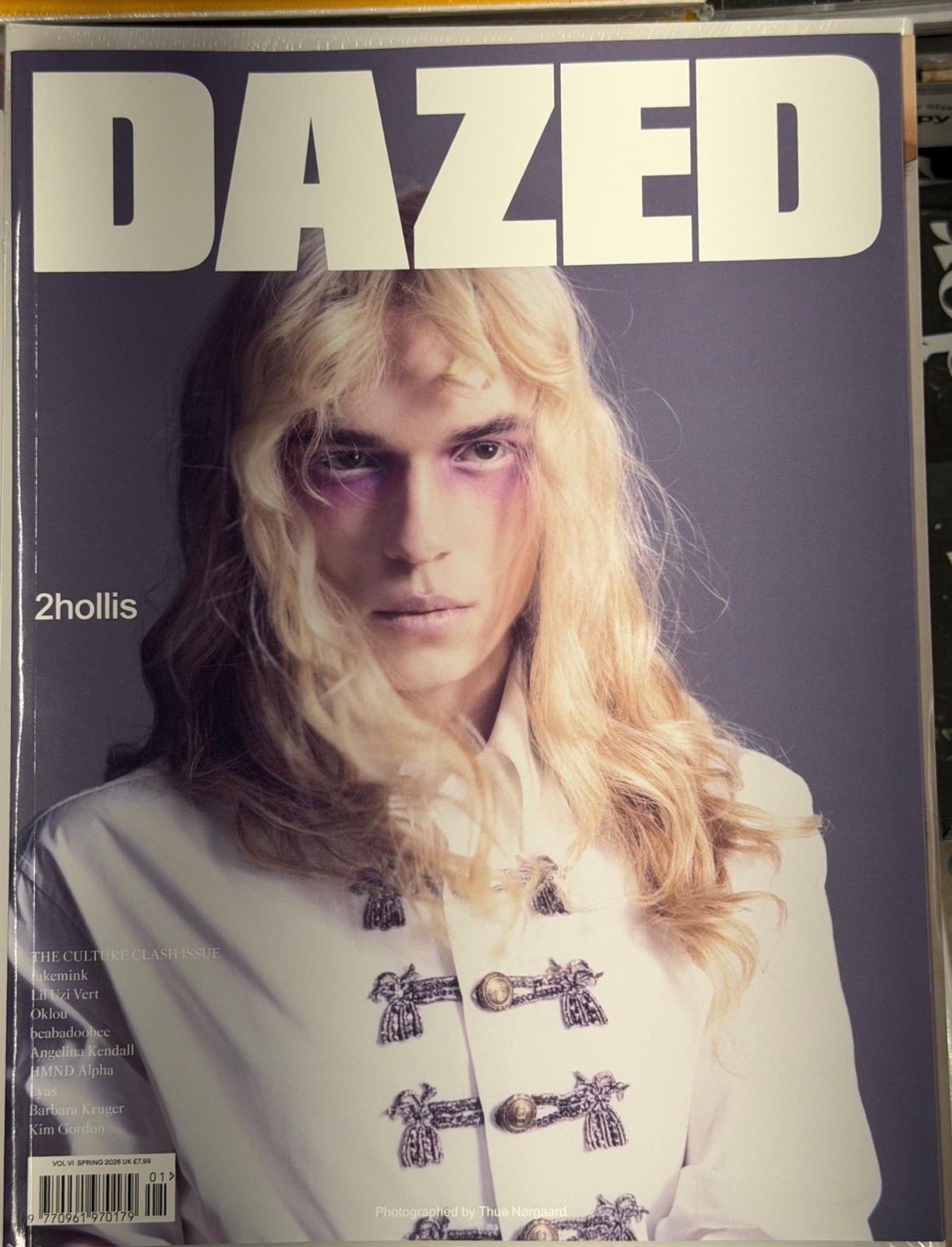 DAZED MAGAZINE-VOLUME 6-THE CULTURE CLASH ISSUE-2HOLLIS COVER-Brand New
