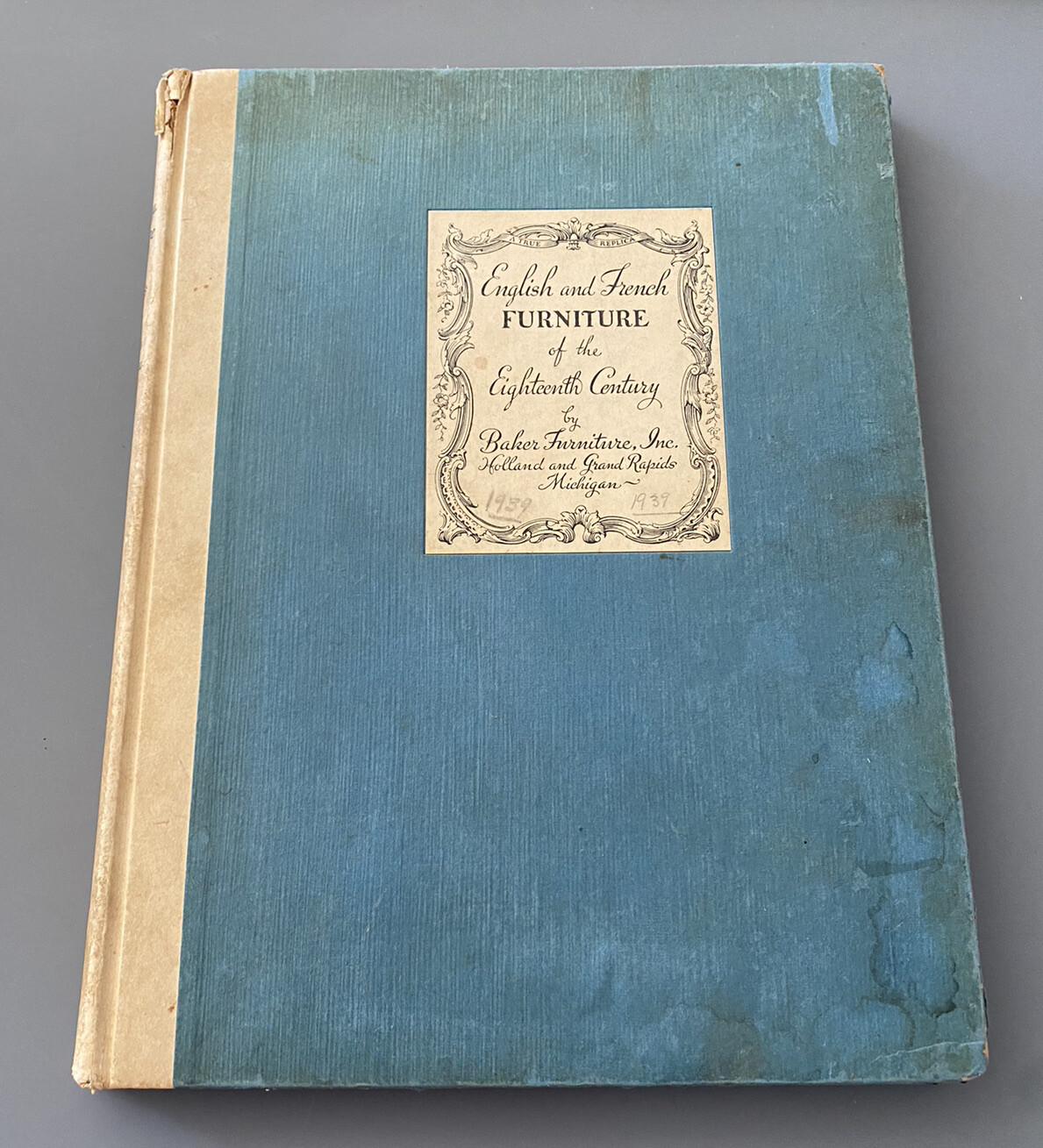 English and French Furniture of the Eighteenth 18th Century
