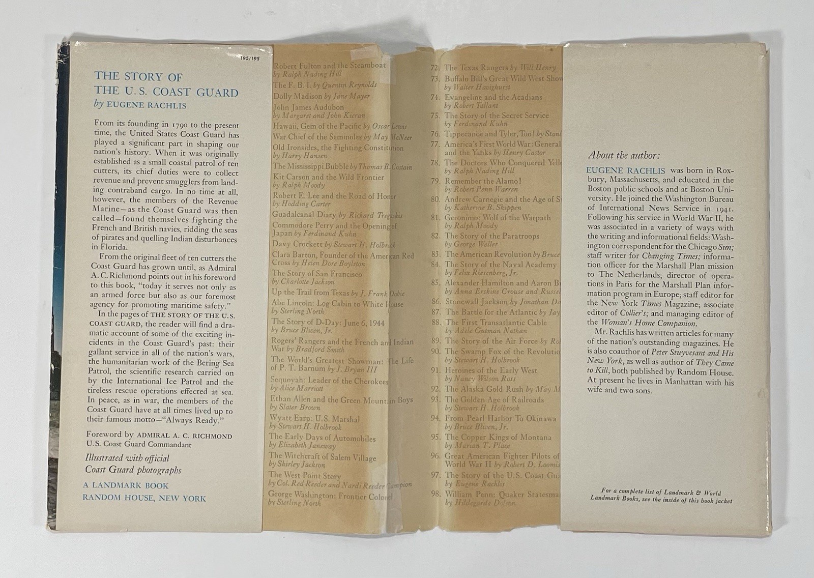 Landmark Book Lot – Story Of The U. S. Coast Guard & Thirty Seconds Over Tokyo