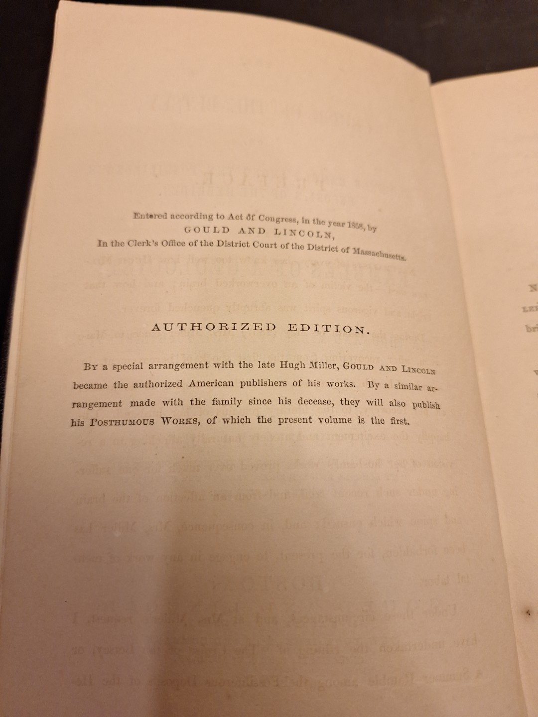 Cruise of the Betsey; with Rambles of a Geologist. Gould & Lincoln 1865 HC