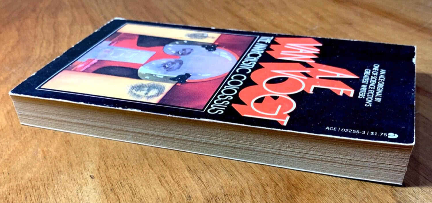 The Anarchistic Colossus by A. E. Van Vogt – vintage 1977 Ace sci-fi PBO, Forbes