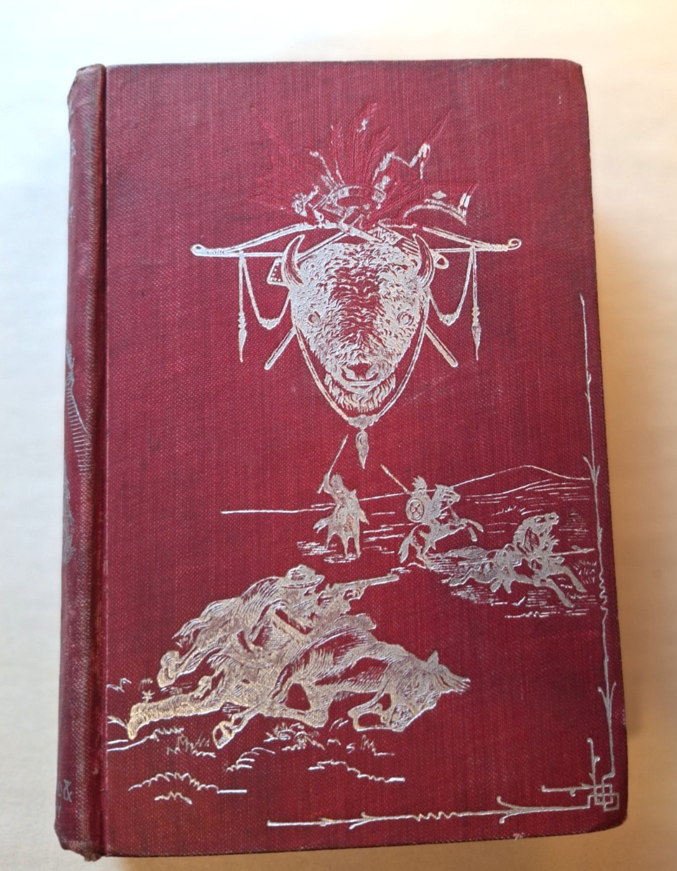 Daniel Boone Pioneer of Kentucky by John S.C. Abbott Hardcover Red c1898