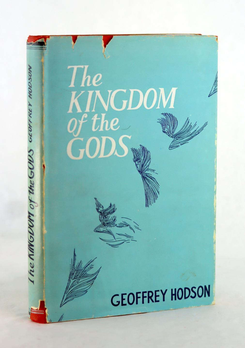 Geoffrey Hodson Signed 1961 The Kingdom Of The Gods Ethelwynne Quail HC w/DJ