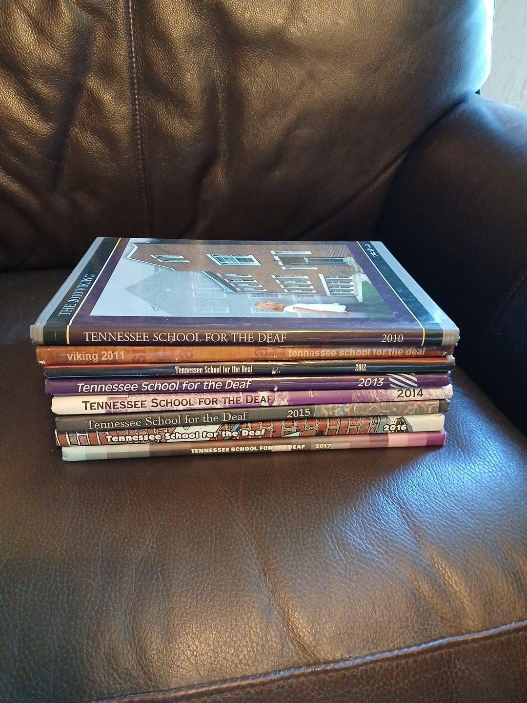 Tennessee School For The Deaf 2010-2017 Lot Of 8 Yearbooks