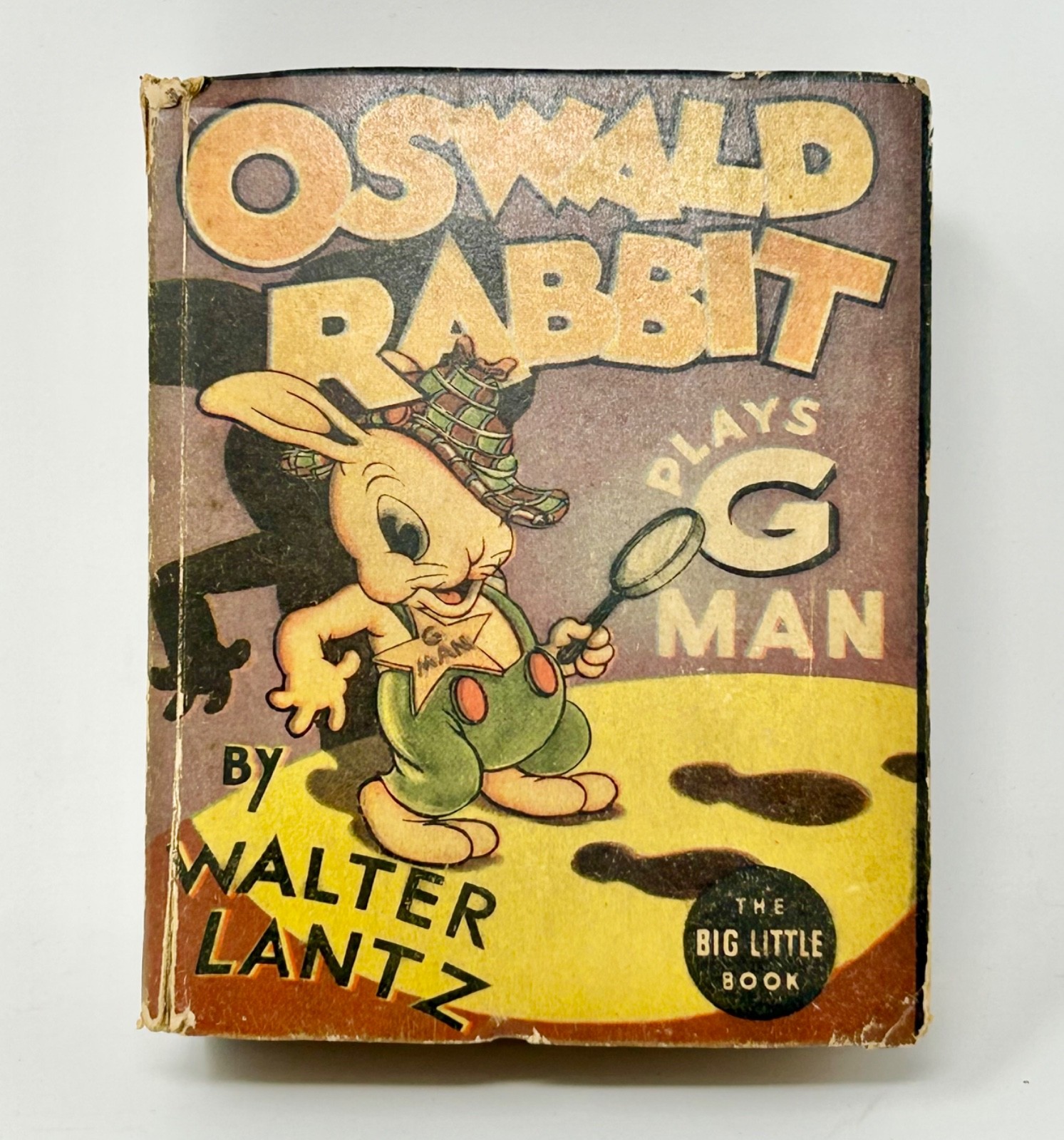 Vintage 1937 Oswald Rabbit Plays G Man by Walter Lantz, Unit B377