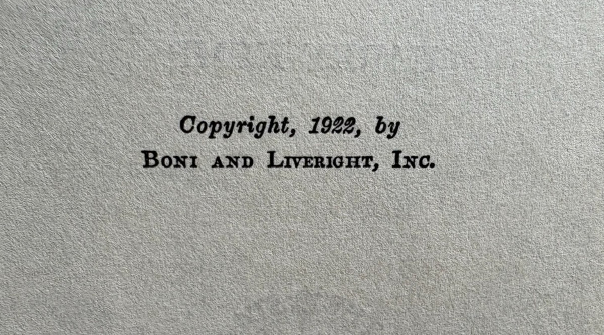 Tramping On Life: Autobiographical Narrative by Harry Kemp, 1922 Garden City
