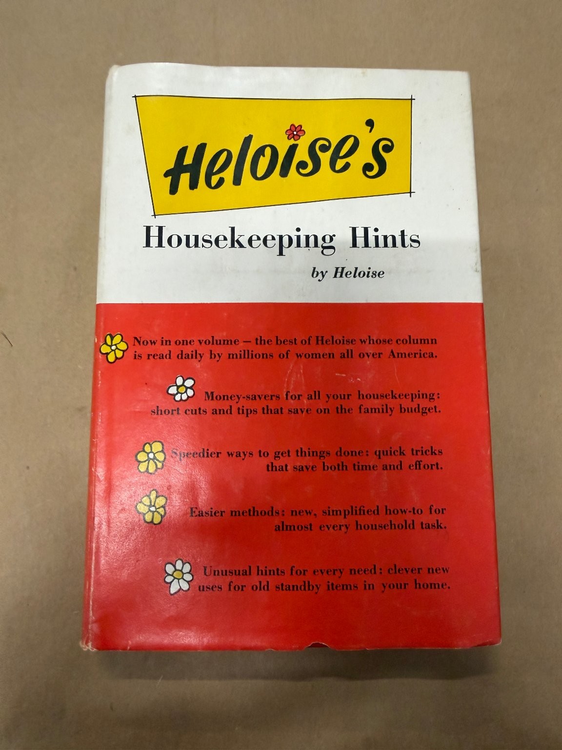 Heloise’s Housekeeping Hints by Heloise 1962 Vintage Illustrated Tips Advice