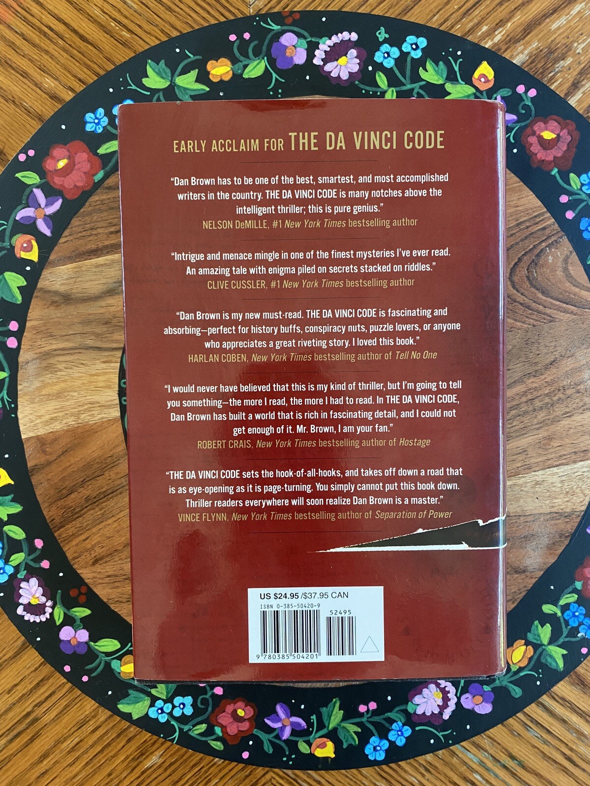 The Da Vinci Code (2003) – Dan Brown True 1st Edition/1st Printing w/Rare Errors