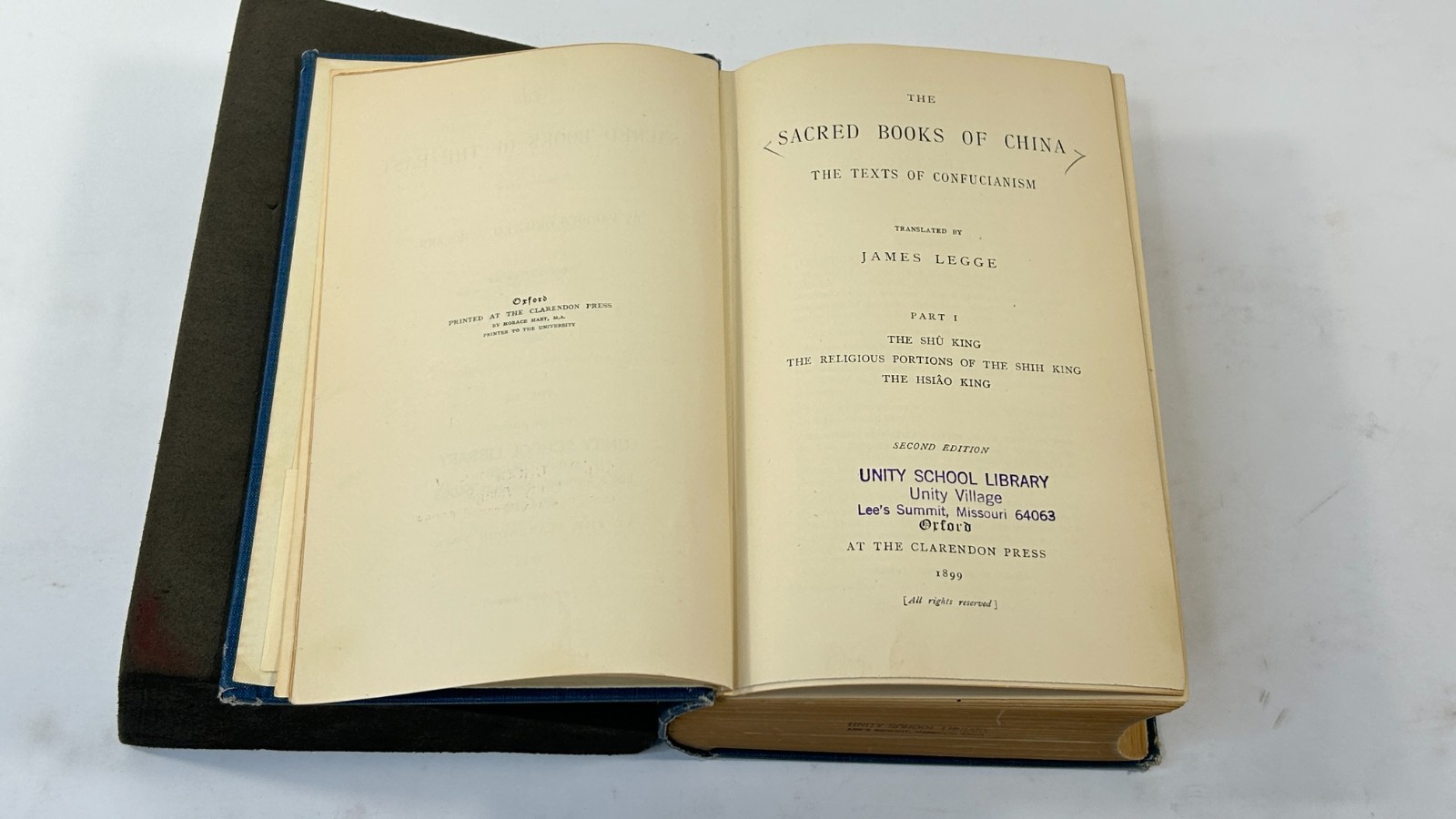 The Sacred Books of China The Texts of Confucianism, 1899, Volume 3
