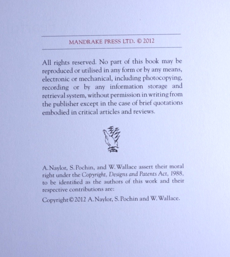 Evolution Vol. Two. A Fearful Asymmetry – Mandrake, 2012 – LE 58/300