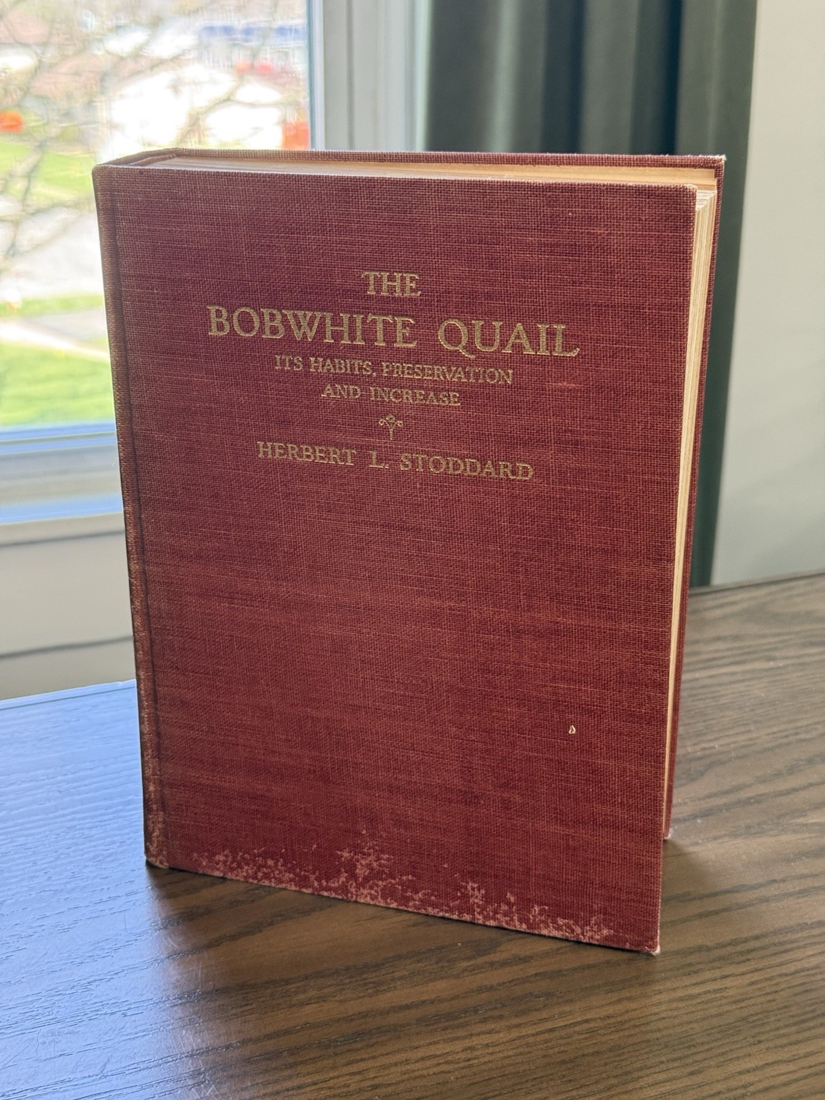 The Bobwhite Quail Its Habits Preservation & Increase WILDLIFE 1942 STODDARD