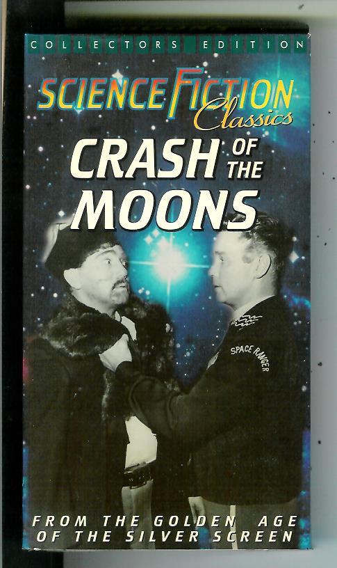 CLASH OF THE MOONS, cult sci-fi movie on VHS Cassette tape in box