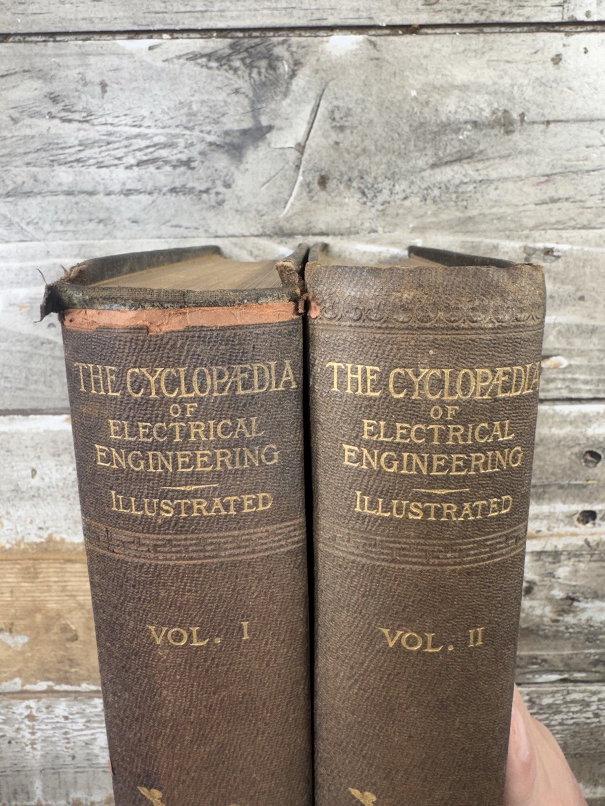 1895 Antique Engineering Book “The Cyclopedia of Electrical Engineering”